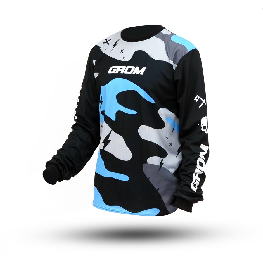 Джерси кросс GROM Camo blue