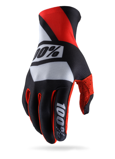 Перчатки 100% Celium Glove Black/Red