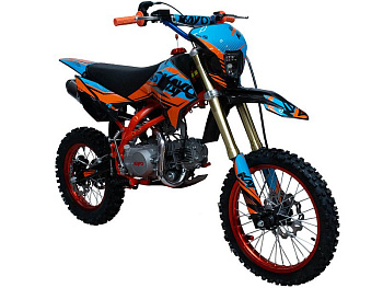 Питбайк KAYO EVOLUTION K125EM 17/14 KRZ (механ. сцепл., электростартер)