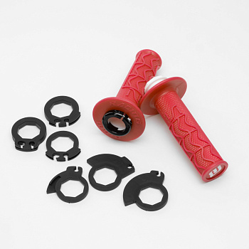 Грипсы NIBBI Racing Lock-on Red